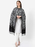 Women's Aari Embroidery and Stone Work Wool Shawl